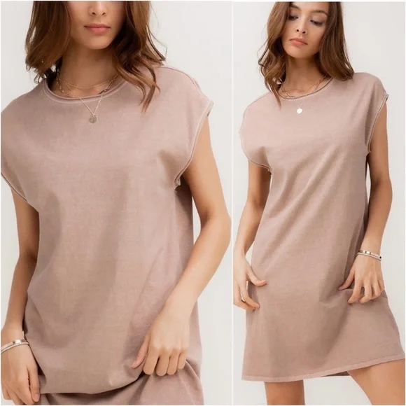 High Quality Cotton Casual/ T shirt Dress - Picture 2 of 4